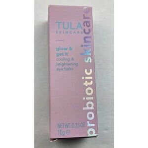 Tula Rose Glow+Get It Cooling & Brightening Eye Balm-10g/.35oz New